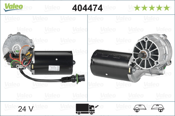 Motore tergicristallo - 404474 VALEO